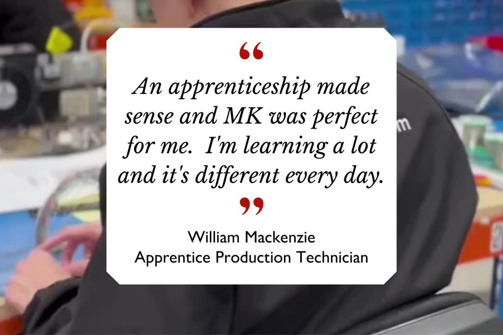 PR-2022-1 National Apprenticeships Week 2022 William Mackenzie quote