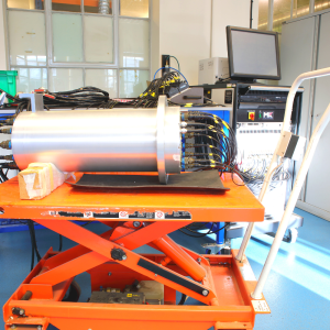SRT slip ring test system in use in the Pandect factory