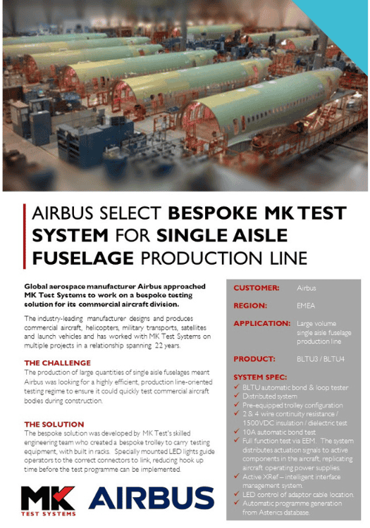 Airbus fuselage testing case study