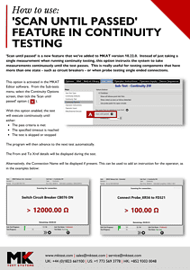 MKAT scan until passed feature